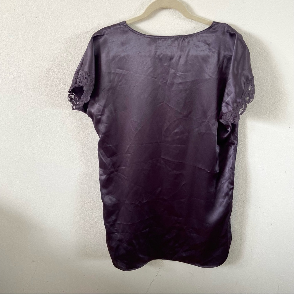 Victoria’s Secret gold label vintage deadstock gray blue satin nightie lingerie - Picture 4 of 4